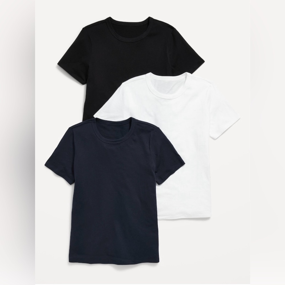 NWT Old Navy 3 pack Everywear Crew Neck Sz Large